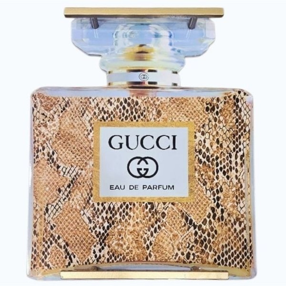 At Home Gucci Snakeskin Parfum Bottle Decorative Tray